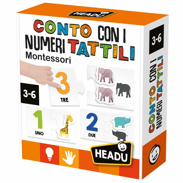 Conto con i Numeri Tattili Montessori