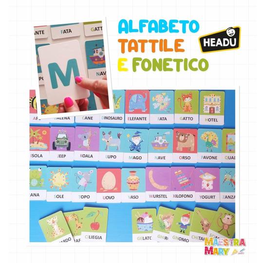 Maestra Mary - Alfabeto Tattile e Fonetico Montessori