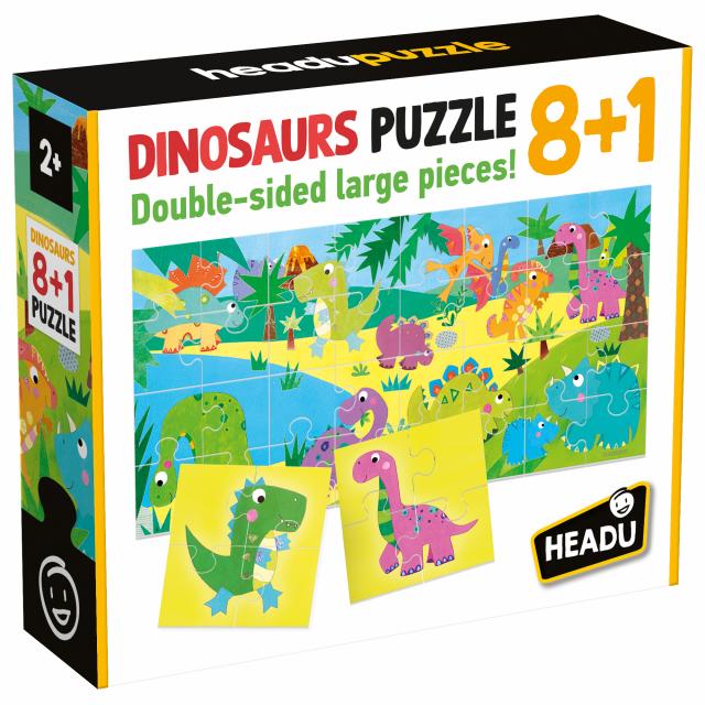 Puzzle 8+1 Dinosaurs