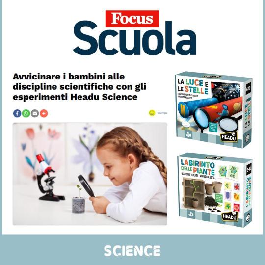 HEADU Science su Focus Scuola