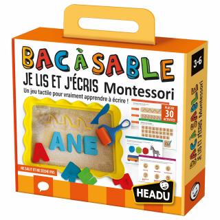 Bac à Sable je Lis er j'écris Montessori