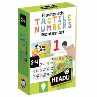 Flashcards Tactile Numbers Montessori